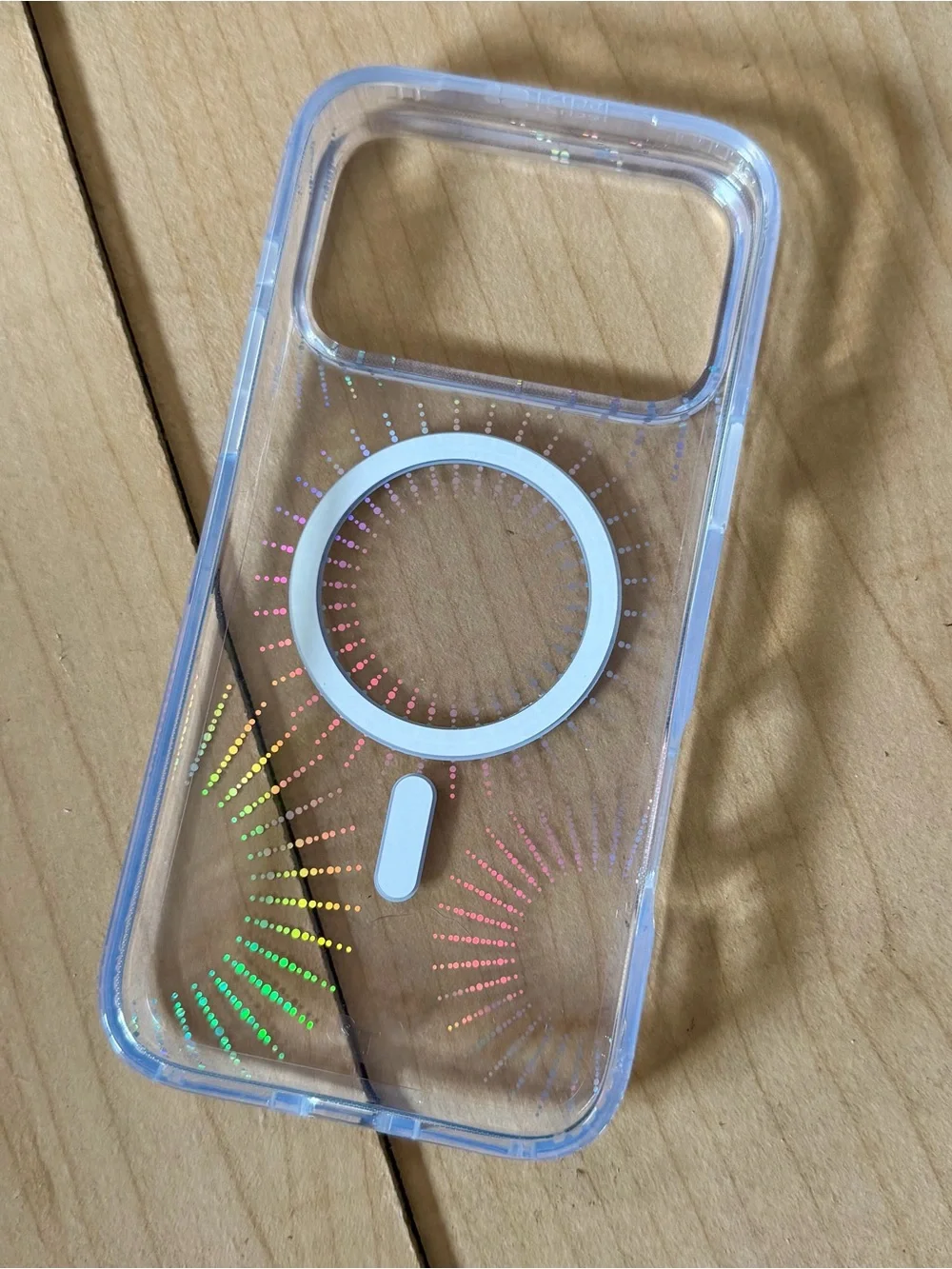N/A transparent iridescent